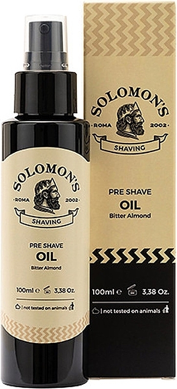 Pre-Shave-Öl Bittere Mandeln - Solomon's Pre-Shave Oil Bitter Almond — Bild N1