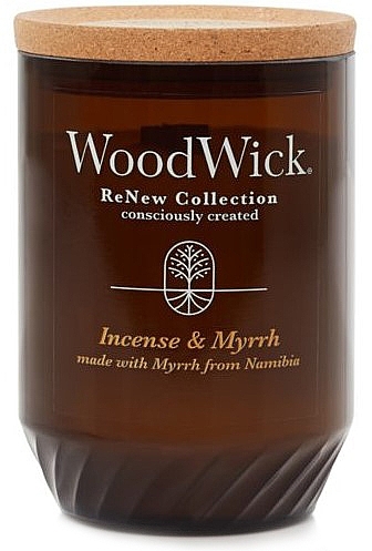 Duftkerze im Glas - Woodwick ReNew Collection Incense & Myrrh Jar Candle — Bild N1