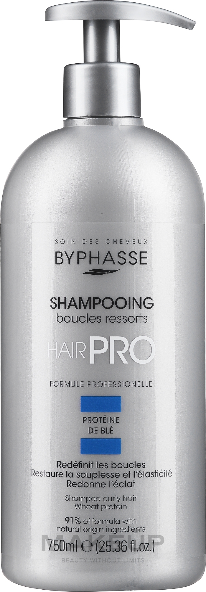 Pflegendes Shampoo für lockiges Haar - Byphasse Hair Pro Shampooing Boucles Ressorts — Bild 750 ml