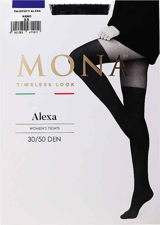 Strumpfhose für Damen Alexa 30/50 Den nero - MONA — Bild N1
