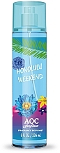 Parfümierter Körpernebel - AQC Fragrances Honolulu Weekend Body Mist  — Bild N1