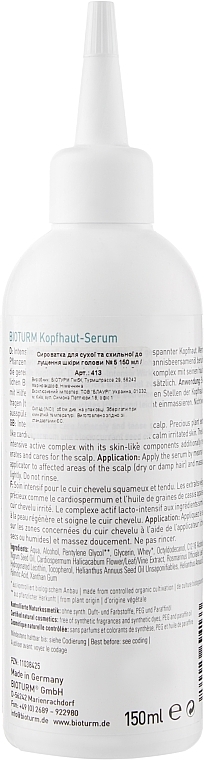 Serum für trockene und schuppige Kopfhaut - Bioturm Scalp Serum №5 — Bild N2