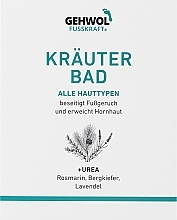 Fußbad mit Rosmarin-, Kiefern-, Lavendel- und Harnstofföl - Gehwol Fusskraft — Bild N2