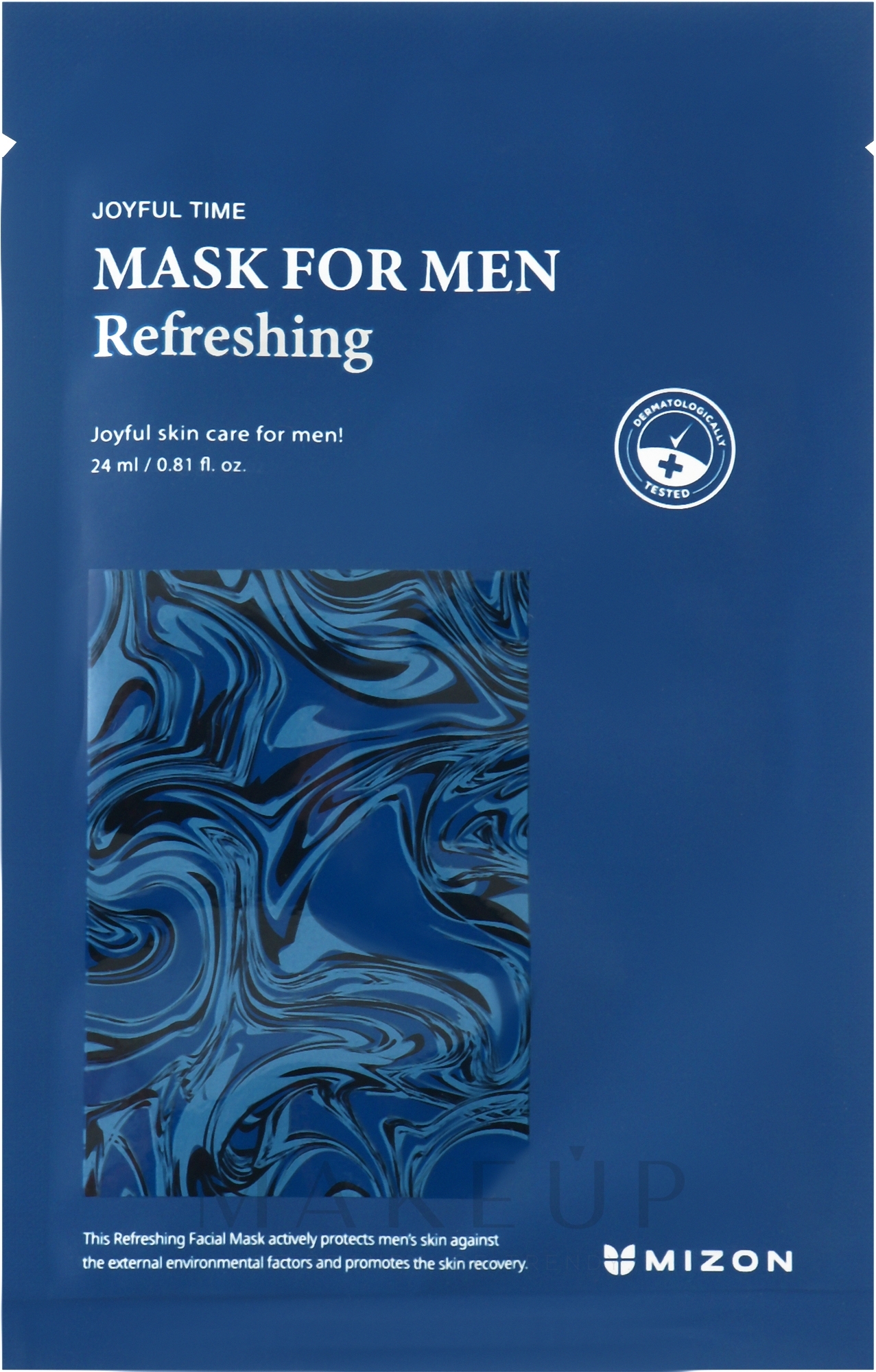 Erfrischende Gesichtsmaske für Männer - Mizon Joyful Time Mask For Men Refreshing — Bild 24 ml