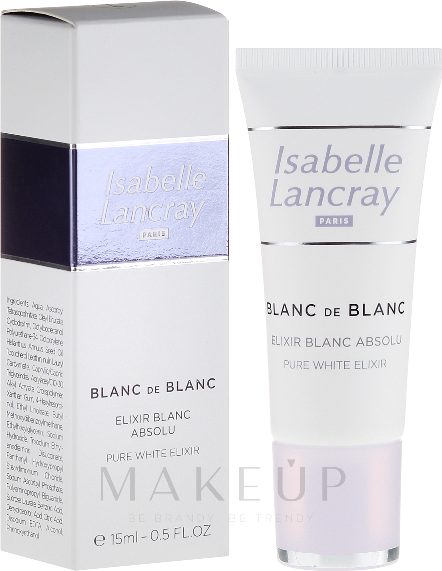 Aufhellendes Gesichtselixier für pigmentgestörte Haut - Isabelle Lancray Blanc De Blanc Pure White Elixir — Bild 15 ml