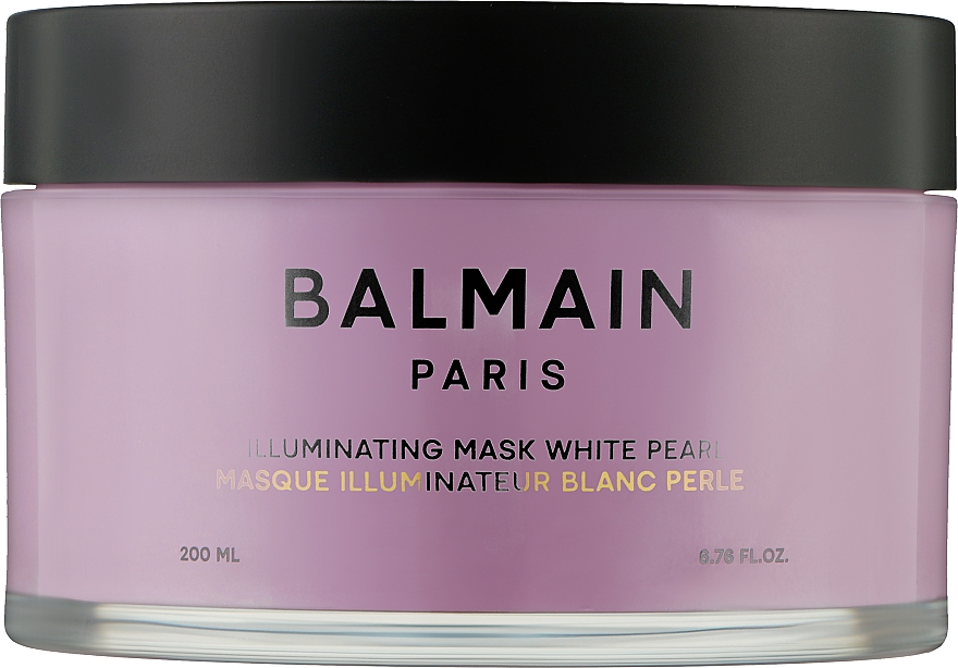 Aufhellende Maske für Blondinen - Balmain Paris Illuminating Mask White Pearl — Bild N1