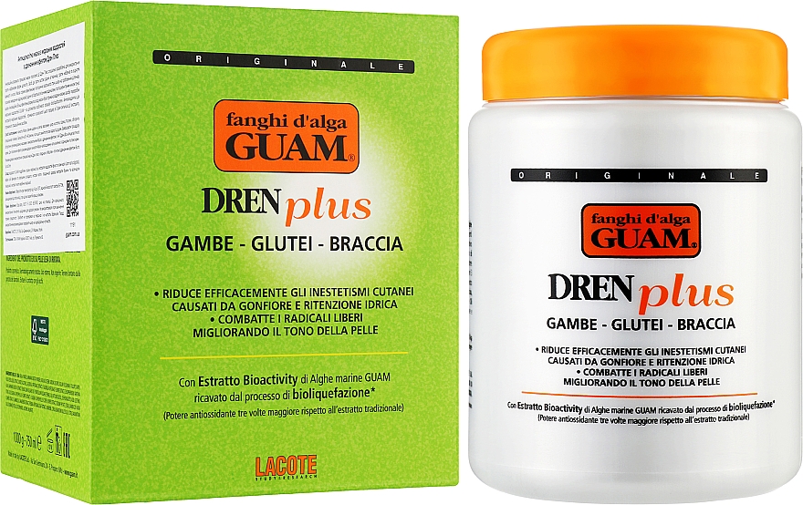 Anti-Cellulite-Algenmaske mit Drainageeffekt - Guam Fanghi d'Alga Dren Plus — Bild N3