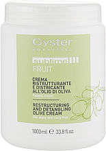 Düfte, Parfümerie und Kosmetik Maske mit Olivenextrakt für welliges und lockiges Haar - Oyster Cosmetics Sublime Fruit Olive Extract Mask