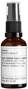 Detox-Schaum für fettige Haut - Evolve Beauty Daily Detox Facial Wash — Bild N1
