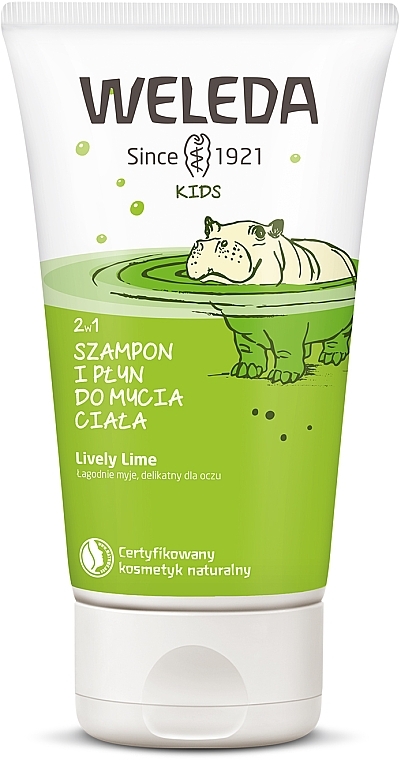 2in1 Duschgel und Shampoo für Kinder mit Limette - Weleda Kids 2in1 Shampoo & Bodu Wash Lime — Bild N1