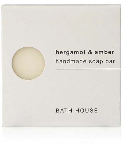 Bath House Bergamot & Amber Handmade Soap Bar - Seife — Bild N1