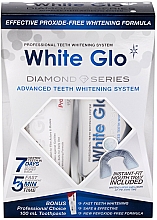 Düfte, Parfümerie und Kosmetik Aufhellendes Zahnpflegeset - White Glo Diamond Series Set (Zahnpasta 100ml + Zahngel 50ml)