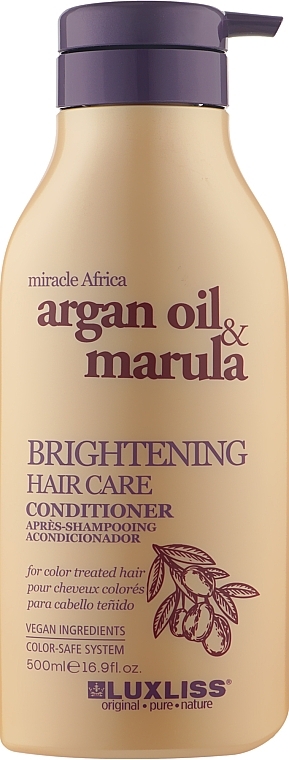 Conditioner für Haarglanz - Luxliss Brightening Hair Care Conditioner — Bild N2