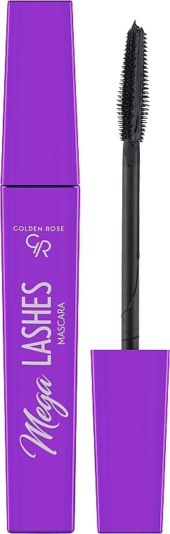 Verlängernde und definierende Wimperntusche für mehr Volumen - Golden Rose Mega Lashes Mascara — Bild N1