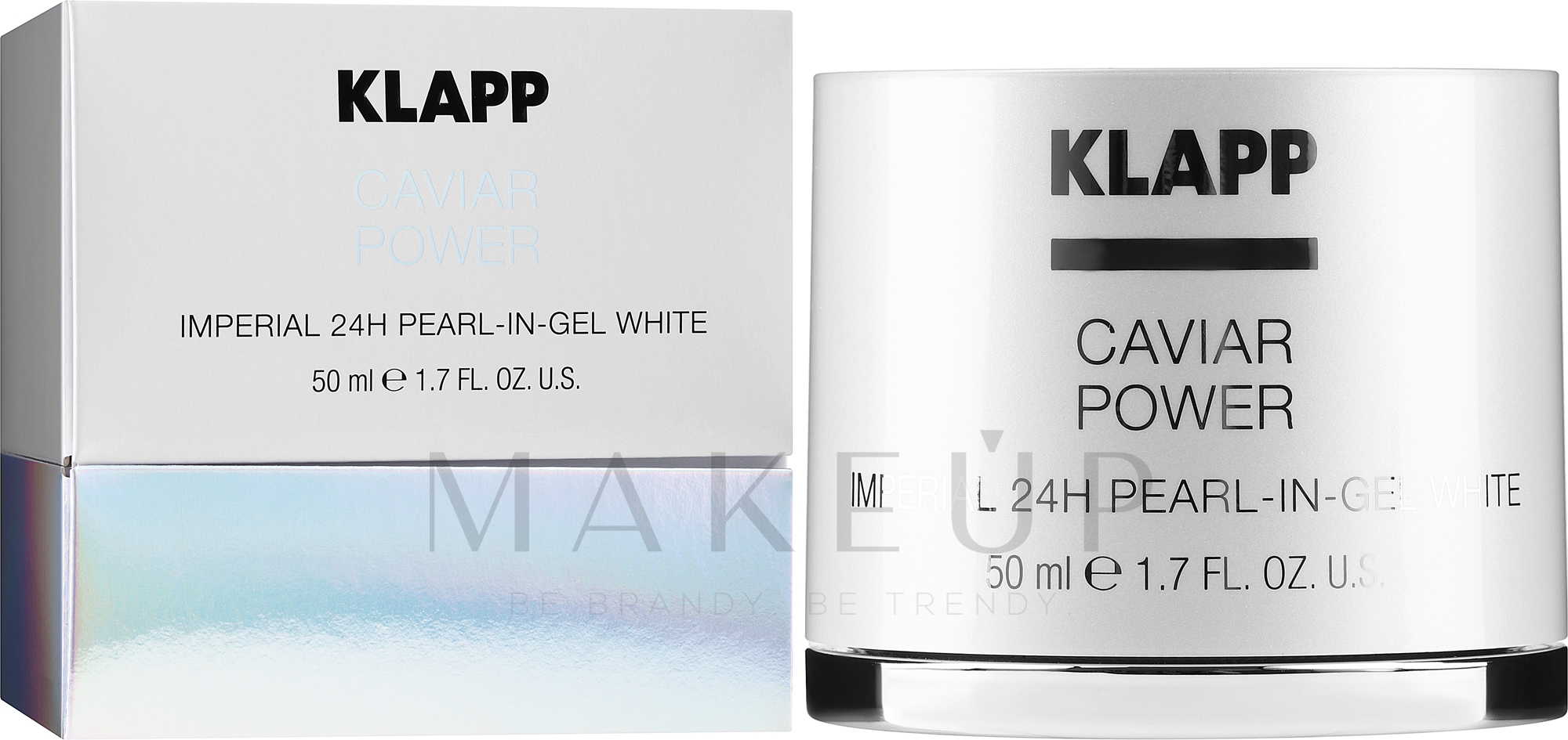 Gesichtscreme - Klapp Caviar Power Imperial 24H Pearl-in-Gel White — Bild 50 ml