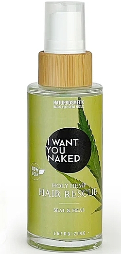 Haaröl Seal & Heal - I Want You Naked Holy Hemp Hair Rescue  — Bild N1