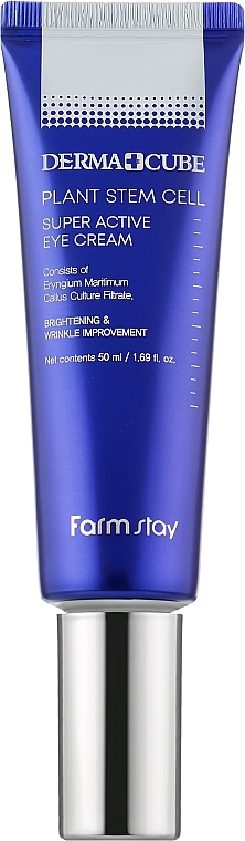 Augencreme mit pflanzlichen Stammzellen - Farmstay Dermacube Plant Stem Cell Super Active Eye Cream — Bild N2