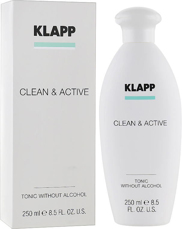 Sanftes alkoholfreies Gesichtswasser mit Brennnessel-Extrakt - Klapp Clean & Active Tonic without Alcohol — Bild N4