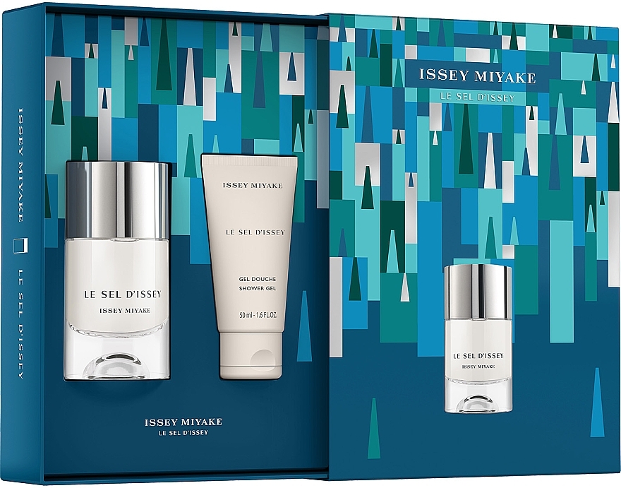 Issey Miyake Le Sel D'Issey Christmas Gift Set  - Duftset (Eau de Toilette 50ml + Duschgel 50ml)  — Bild N2