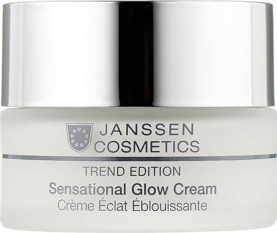 Gesichtscreme für mehr Ausstrahlung mit Hyaluronsäure und Algenextrakt aus dem indischen Ozean - Janssen Cosmetics Sensational Glow Cream — Bild N1