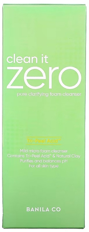 Reinigungsschaum - Banila Co Clean It Zero Pore Clarifying Foam Cleanser — Bild N2