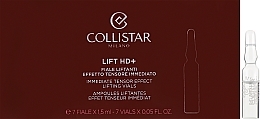 Düfte, Parfümerie und Kosmetik Ampullen mit Lifting-Effekt für Gesicht, Hals und Dekolleté - Collistar Lift HD+ Immediate Tensor Effect Lifting Vials