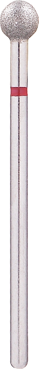 Diamant-Nagelfräser in Kugelform rot - Deni Carte CL/F5 — Bild N1