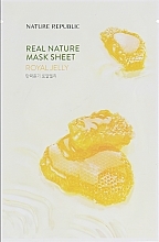 Düfte, Parfümerie und Kosmetik Tuchmaske für das Gesicht mit Gelée Royale-Extrakt - Nature Republic Real Nature Mask Sheet Royal Jelly