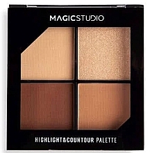 Konturpalette - Magic Studio Highlight & Countour Palette — Bild N1