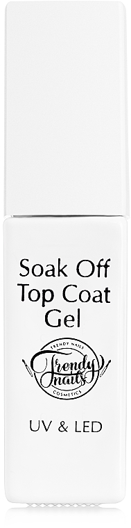 Soak Off Versiegelungsgel - Trendy Nails Soak Off Top Coat Gel — Bild N1