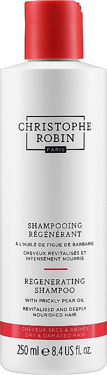 Shampoo mit Opuntienöl für trockenes und geschädigtes Haar - Christophe Robin Regenerating Shampoo with Prickly Pear Oil — Bild N1