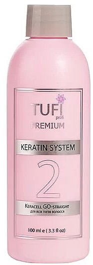 Keratin für alle Haartypen ohne Formaldehyd - Tufi Profi Premium Keracell GO-Straight — Bild N1