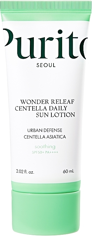 Sonnenschutzlotion für das Gesicht - Purito Seoul Wonder Releaf Centella Daily Sun Lotion SPF50+ PA++++  — Bild N1