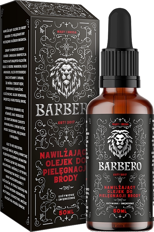 Feuchtigkeitsspendendes Bartöl - Barbero Beard Care Moisturizing Oil