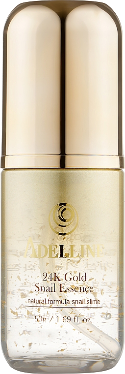 Gesichtsserum Adelline Golden Snail mit kolloidalem Gold und Schneckenschleim 50g - Adelline 24k Gold Snail Essence — Bild N1