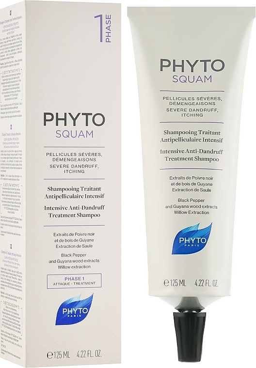 Anti-Schuppen Kur-Shampoo gegen Juckreiz - Phyto Phytosquam Intensive Anti-Dandruff Treatment Shampoo — Bild N2