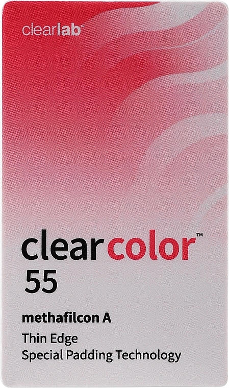 Farbige Kontaktlinsen 2 St. blau - Clearlab Clear Color 55 — Bild N1