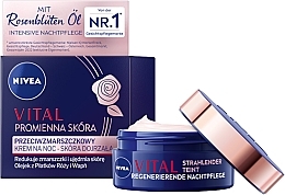 Düfte, Parfümerie und Kosmetik Revitalisierende Nachtcreme für reife Haut - Nivea Vital Radiant Complexion Regenerating Night Cream