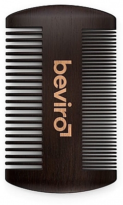 Bartkamm - Beviro Pear Wood Beard Comb — Bild N1