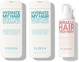 Set - Eleven Australia Hydrate Holiday Trio (shm/300ml + cond/300ml + h/spray/125ml + bag) — Bild N2