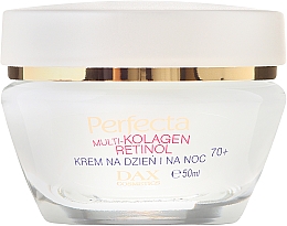 Intensiv regenerierende Anti-Falten Gesichtscreme mit Retinol und Kollagen 70+ SPF 6 - Dax Cosmetics Perfecta Multi-Collagen Retinol Face Cream 70+ — Bild N2