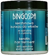 Haarkur mit Keratin, Spirulina und L-Cystein - BingoSpa Keratin Hair Treatment With Spirulina — Bild N1
