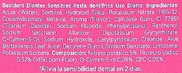 Zahnpflegeset - Isdin Bexident Sensitive Kit (Zahnpasta 25ml + Zahnbürste 1 St. + Kosmetiktasche 1 St.) — Bild N3