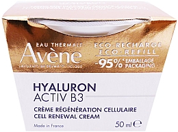 Creme zur Zellregeneration - Avene Hyaluron Activ B3 Cellular Regenerating Cream Refill (Refill)  — Bild N1