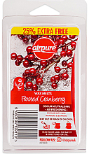 Wachs für Aromalampe - Airpure Frosted Cranberry 8 Air Freshening Wax Melts — Bild N1
