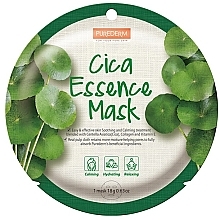 Düfte, Parfümerie und Kosmetik Beruhigende Gesichtsmaske mit Centella Asiatica  - Purederm Cica Essence Mask	