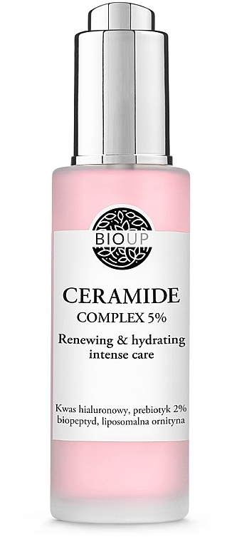Gesichtsserum mit Ceramid-Komplex und Präbiotika - Bioup Ceramide Complex 5% Renewing & Hydrating Care  — Bild N1