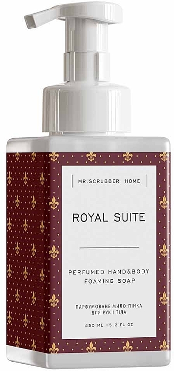 Parfümierte Schaumseife für Hände und Körper Royal Suite - Mr.Scrubber Home Royal Suite Perfumed Hand & Body Foarming Soap — Bild N1