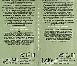 Probenset - Lakme Teknia Organic Balance (sh/10ml + mask/10ml) — Bild N3