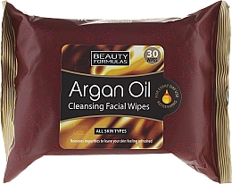 Düfte, Parfümerie und Kosmetik Reinigungstücher für das Gesicht mit Arganöl - Beauty Formulas Argan Oil Cleansing Facial Wipes